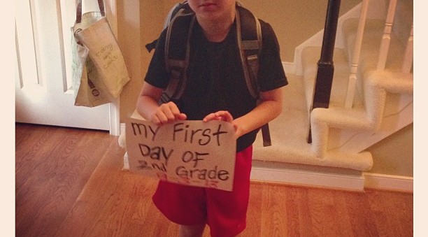 ANGRY Sebastian on First Day of 2nd Grade